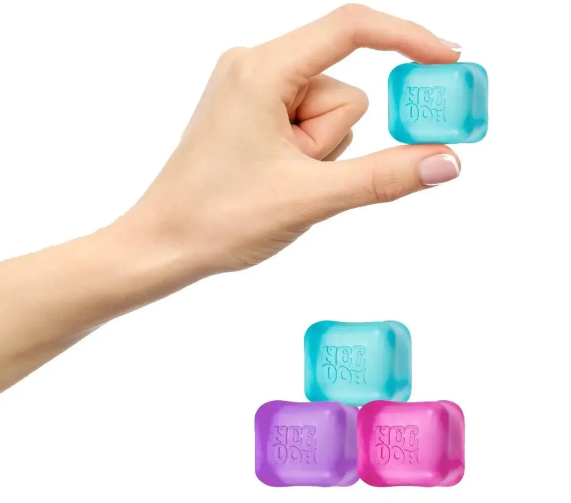 Fidget Cubes | Non Toxic Material | 4 Pack Set | ADHD Autism Support
