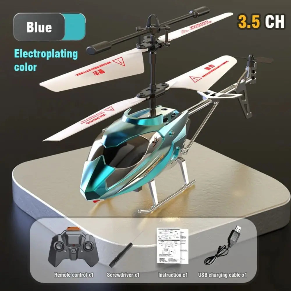 RC Helicopter 3.5CH 2.5CH Remote Control Airplane USB Charging Fall - ToylandEU