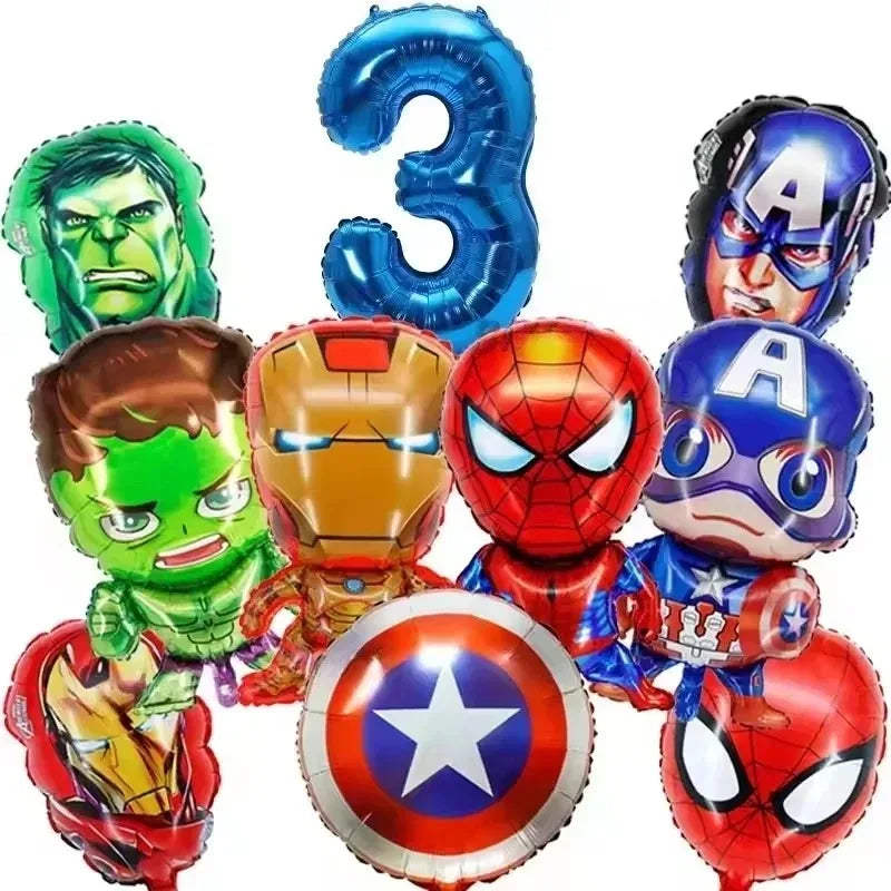 Spidey Tableware Kit | Plates And Cups | Latex Balloons | Birthday Backdrop