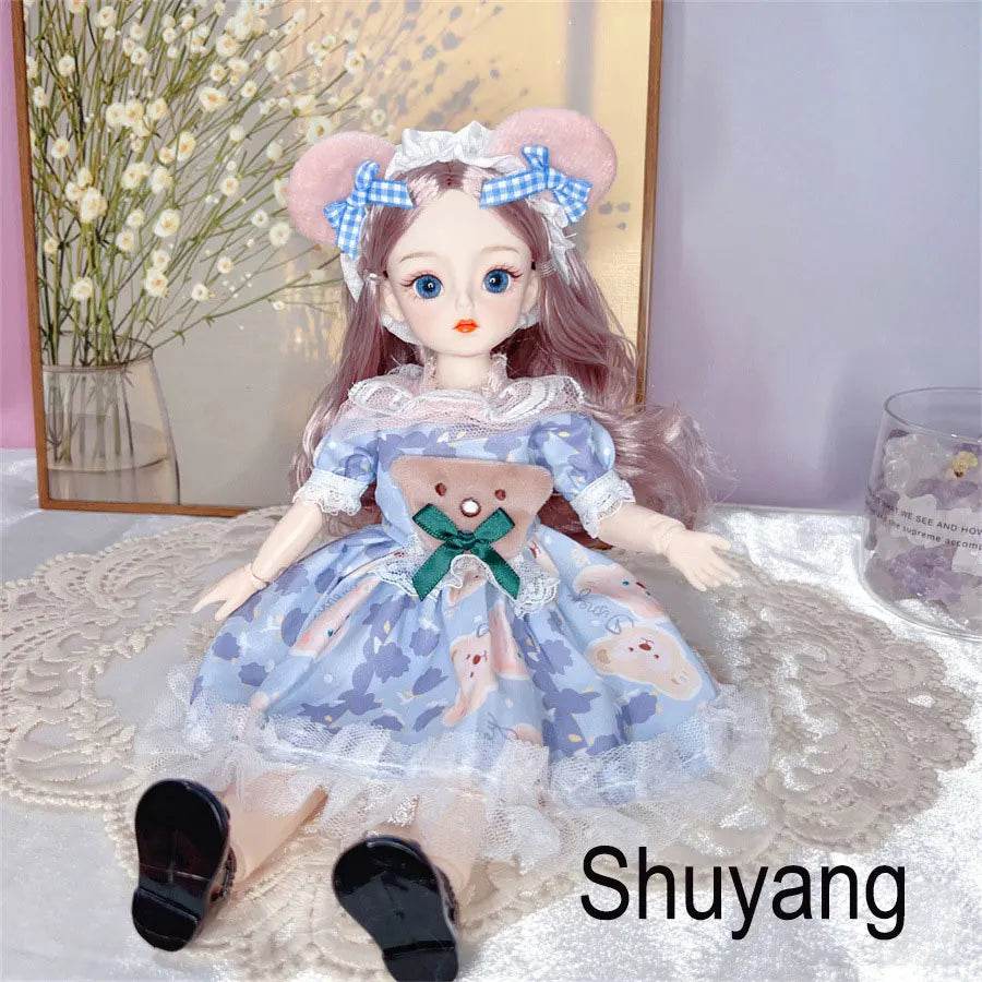 Attractive Eyes 1/6 Bjd Byte Dolls For Girls 30cm Dress Up - ToylandEU