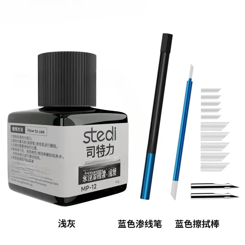 Fluorescent Panel Liner Paint | 40 g | Water-Based | With Tools