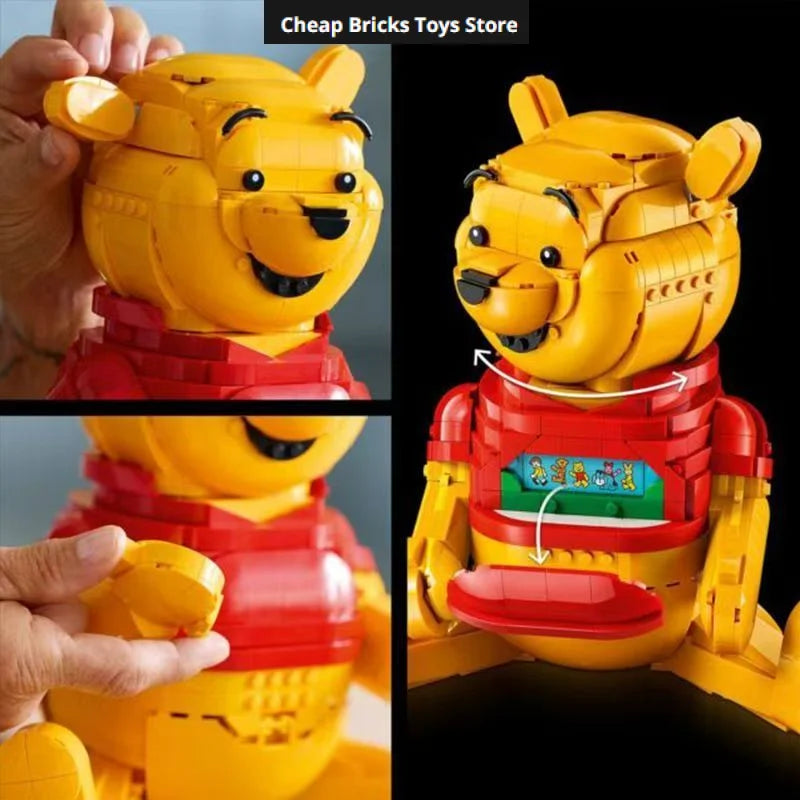 Building Block Set | Cartoon Bear Model | 1399 Pieces | LEGO Compatible