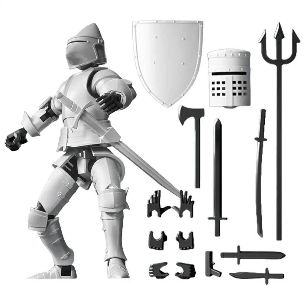 3D Printed Action Figure Full Body Mechanical Multi-Jointed Toy - ToylandEU