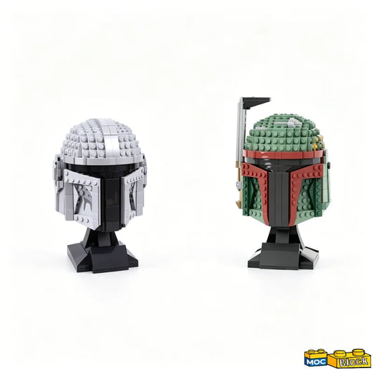 Sci Fi Helmet Blocks | 677 Pcs MOC Kit | Educational DIY | Collectors Display