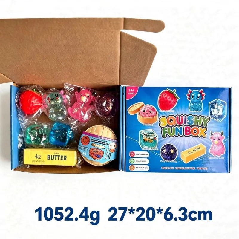 Squishy Advent Calendar | 2026 Slow Rising Toys | Stress Relief Fidgets