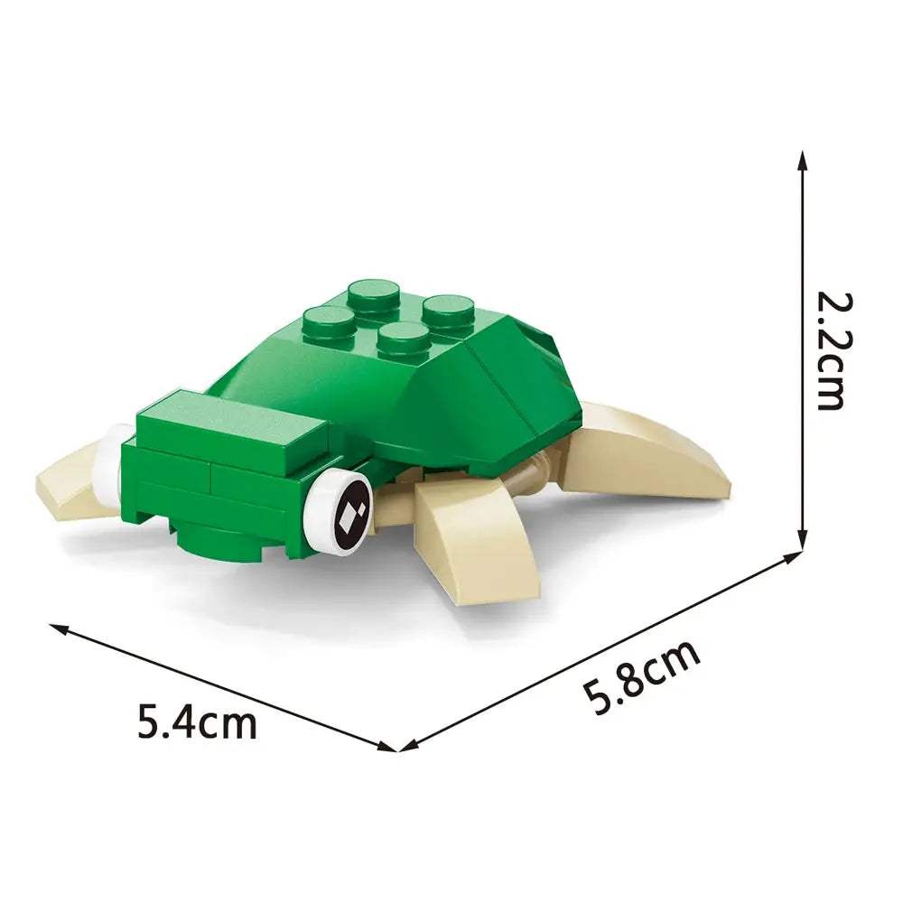 Insect World Animals Scorpion Mantis Ants Spider Birds Marine Animal Building Blocks Toys Desktop Ornaments Bricks Kids Gift - ToylandEU