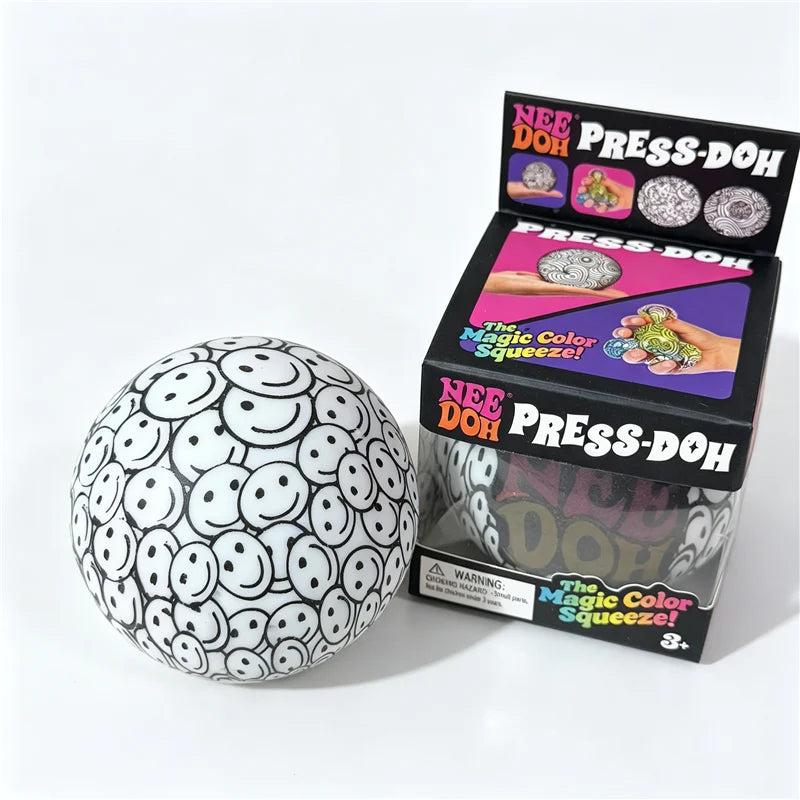 Color Changing Stress Ball | Soft Dough Fill | Non Toxic Safe | Ages 14 And Up