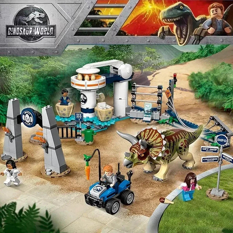 Dinosaur Missions Allosaurus MOC Set For Kids Transport Truck - ToylandEU