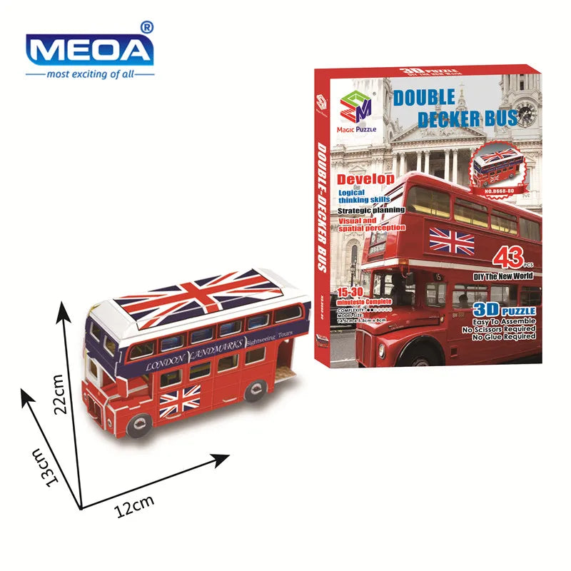 3D Puzzle | World Famous Architecture Buildings | 40 Styles Collection | Ages 6+