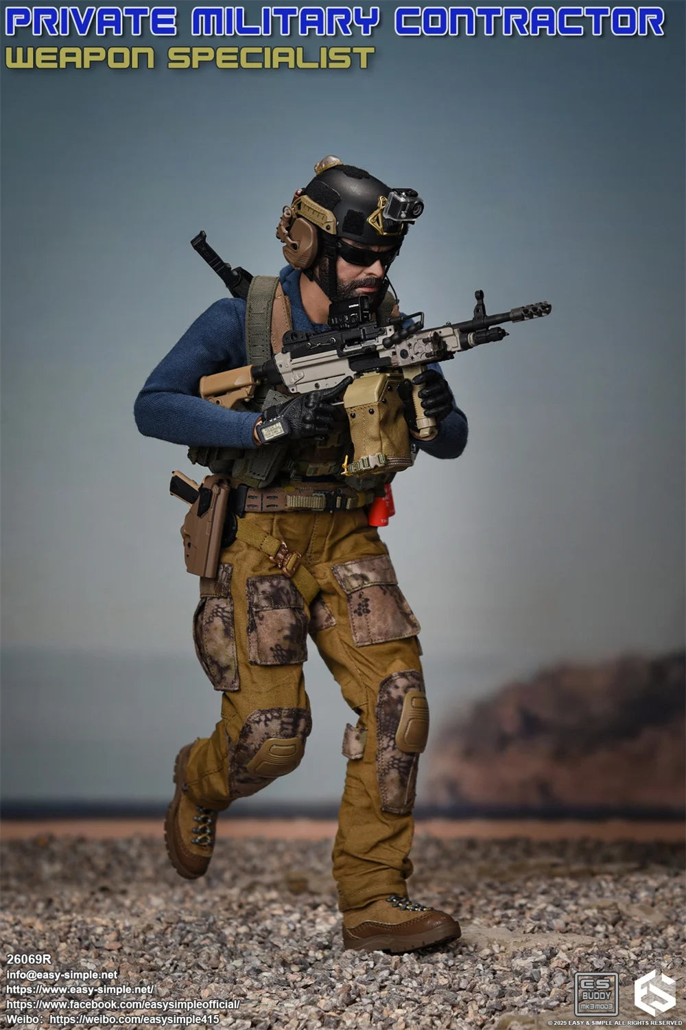 Action Figure Set | 1/6 Scale | PMC Mercenaries Male Soldier | Full Set