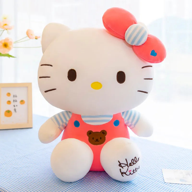 30-60cm Big Size Cute Hello Kt Plush Kawaii Sanrio Kitty Plush Doll - ToylandEU