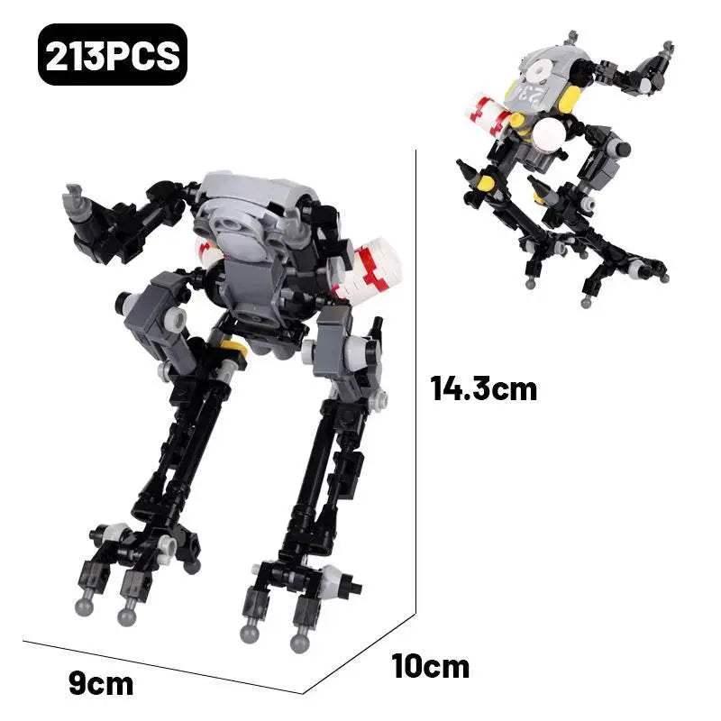 MOC Military Fighter Building Blocks Kit Combat Robots Gift Building Bricks MOC - ToylandEU