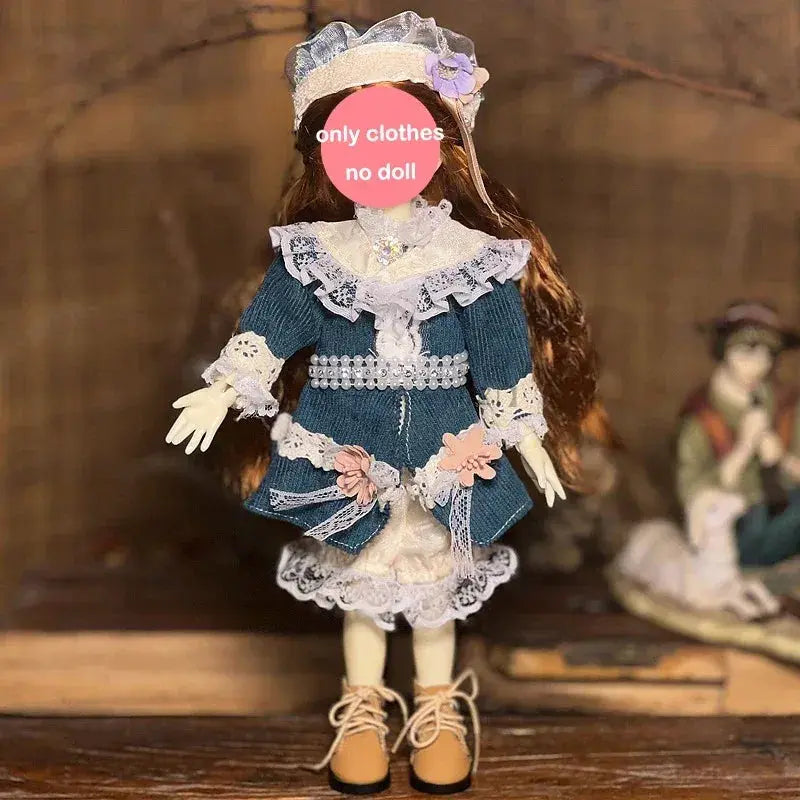Lolita Doll Multi Layer Cake Skirt For One Sixth BJD - ToylandEU