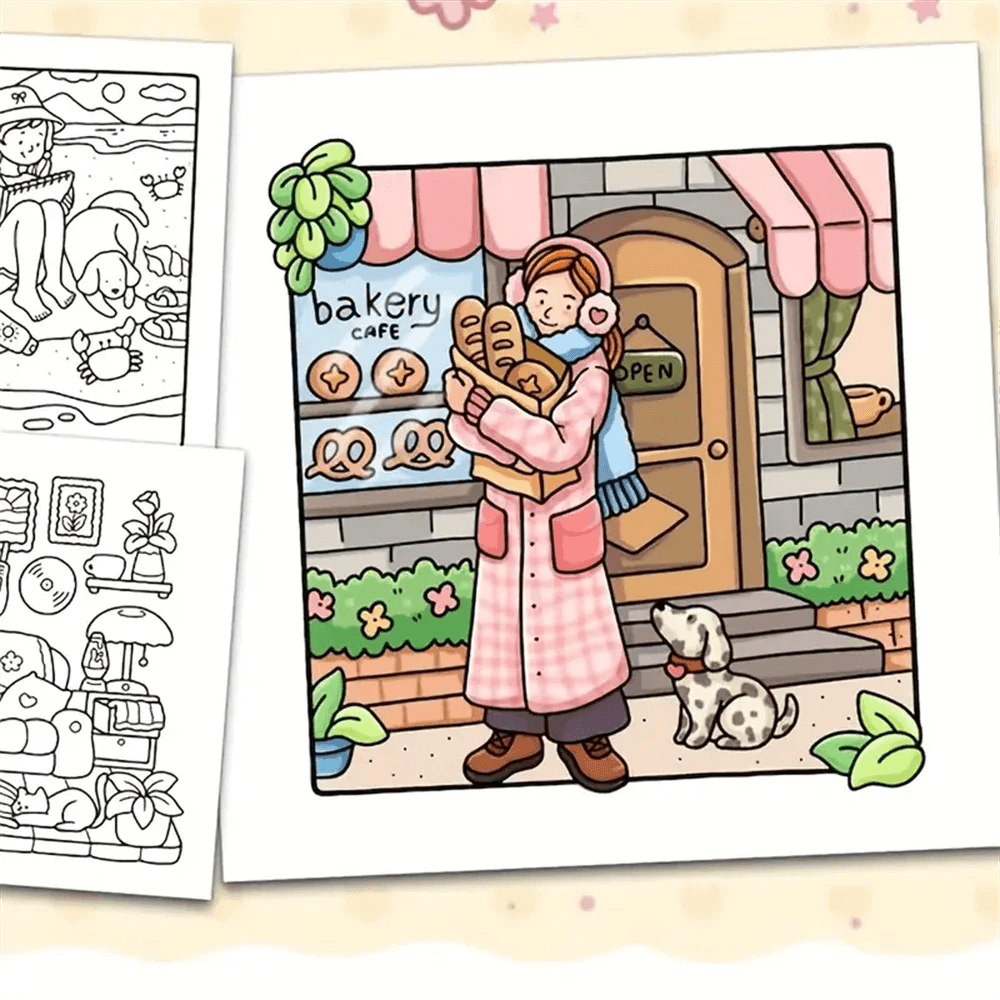 Adult Coloring Book | Cozy Spaces | Toylandeu™