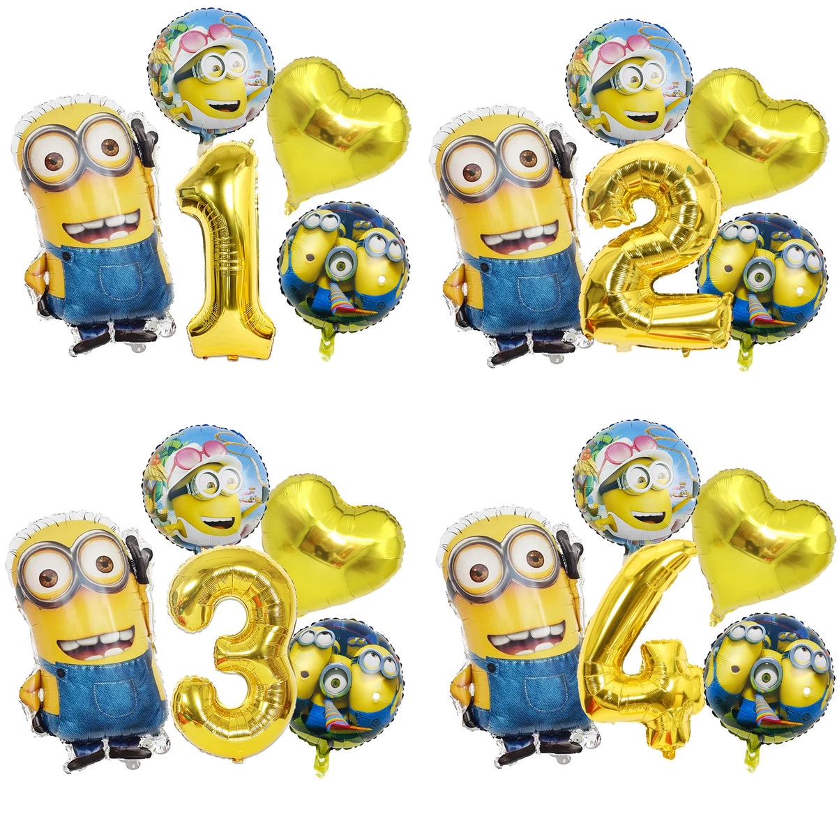 Foil Number Balloon | Birthday Decor | Reusable Mylar Foil | Boys Girls Theme