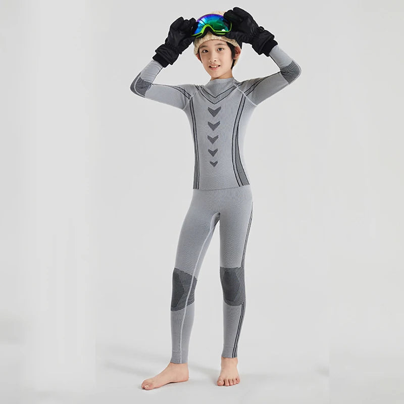 Kids Compression Base Layer Set | Compressed Fit | Durable Knit | Unisex Youth