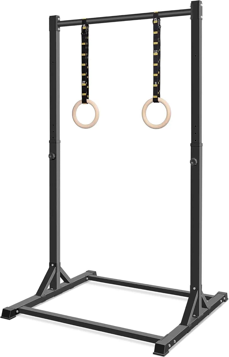 Heavy Duty Pull Up Tower Station With Rings 330LBS Capacity