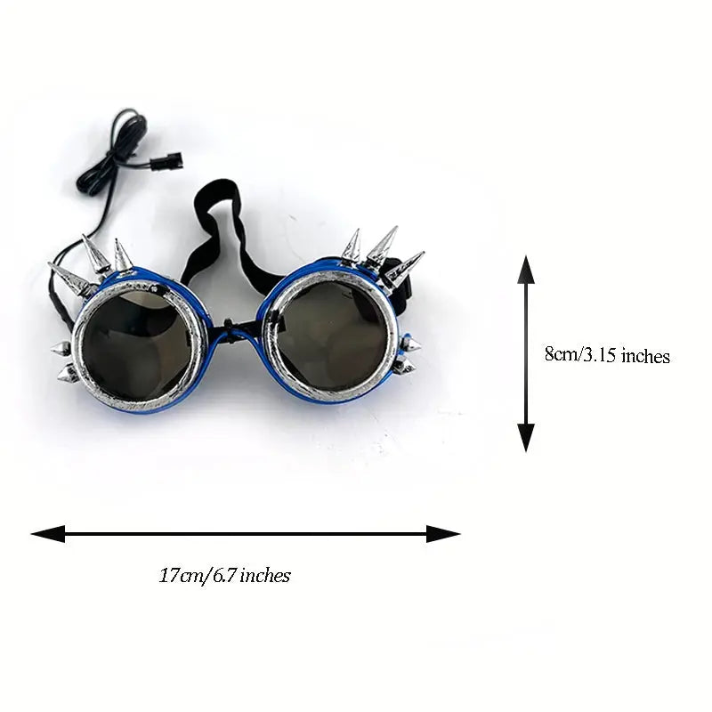 New Cool Cyberpunk Style Glasses Glowing Party Decor Luminous LED Sunglasses Lighting Up Bar Rave Music Dancing Party - ToylandEU