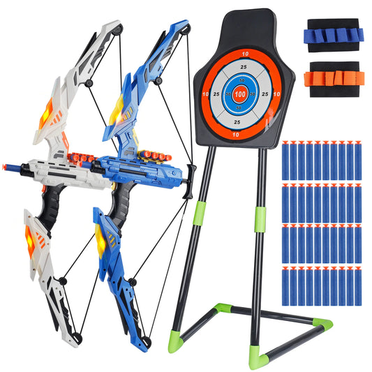 Kids Bow And Arrow Toy Safe Indoor Outdoor Play Gift