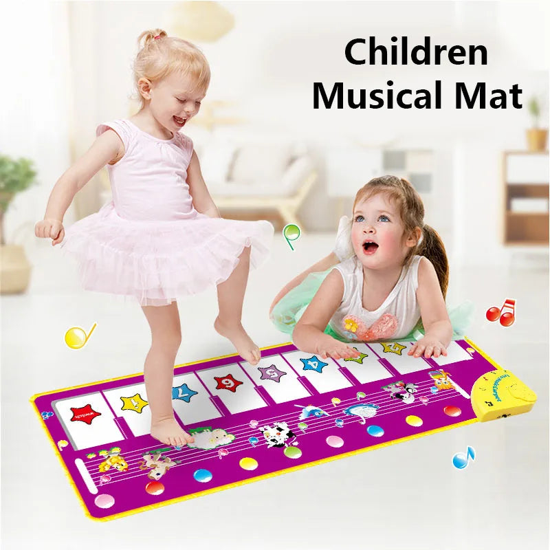 Kids Keyboard Musical Mat With Interactive Modes And Animal Sounds