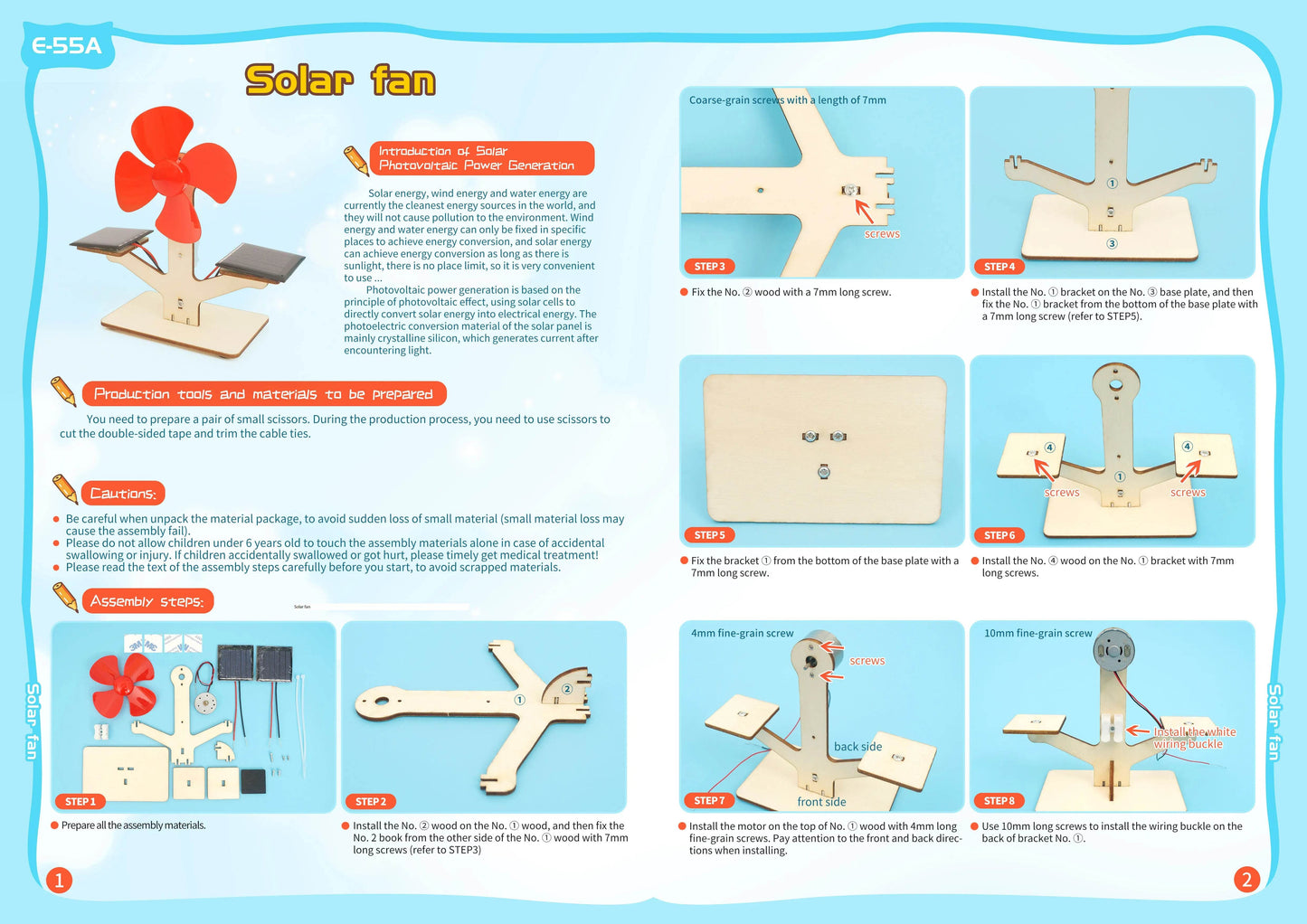 DIY Science Toys Children Educational STEM Kits Car Dinosaur Model Technologia Experimental Tool Wood Puzzle Games School Supply - ToylandEU