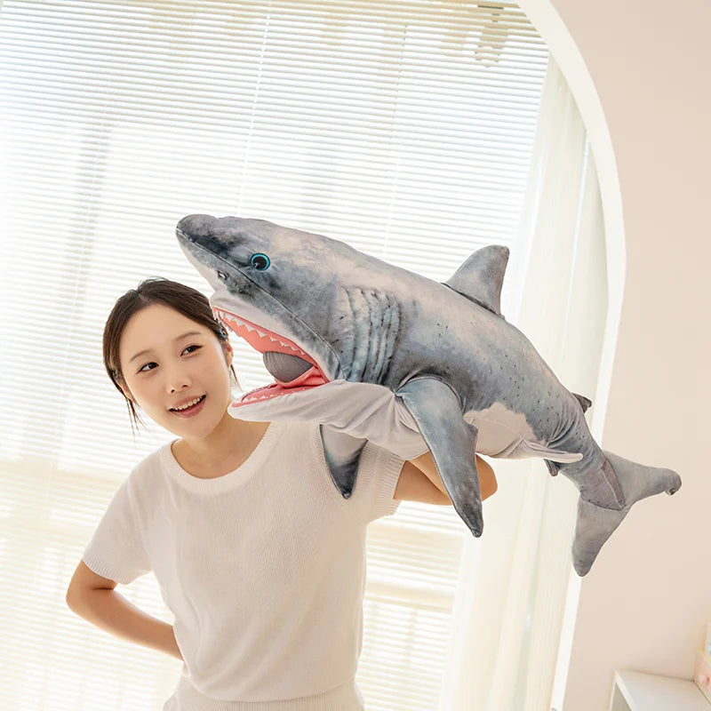Grey Shark Plush | Ultra Soft Fill | Toylandeu™