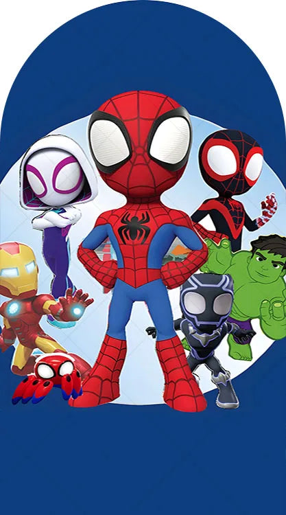 Backdrop | Spider-Man Theme Vinyl Background | Customizable Event Decoration