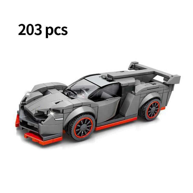 67-in-1 City Racing Sports Car Building Blocks Set for Speed Champions Models - ToylandEU