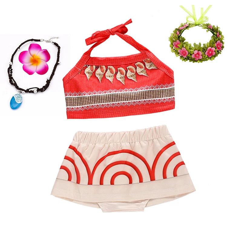 Moana Cosplay Dress | Ankle Length | Toylandeu™