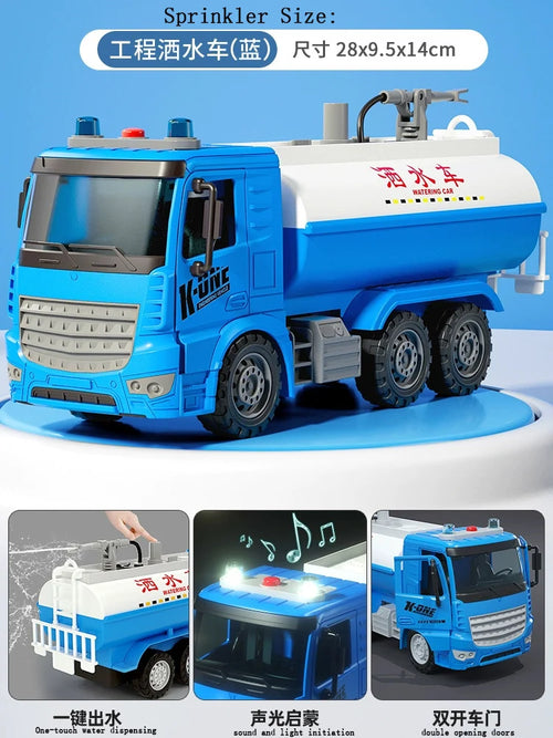 Large Engineering Mixer Truck Simulation Toy Set for Boys ToylandEU.com Toyland EU