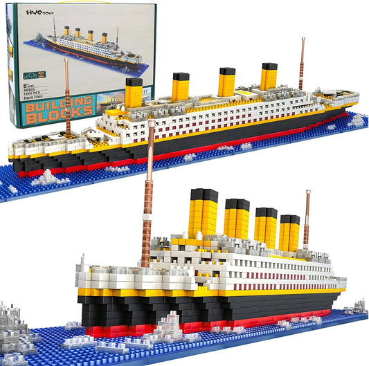 Titanic 1860-Piece Micro Mini Building Blocks Set - ToylandEU