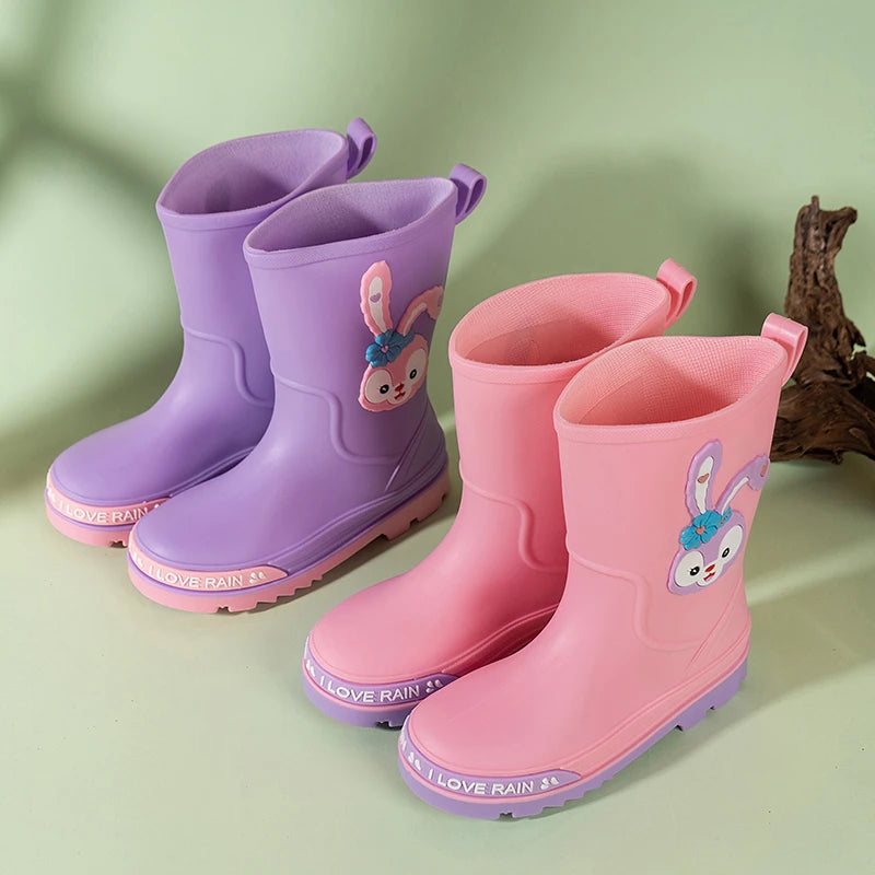 Kids Rain Boots | Waterproof | Non Slip | Toddler Girls