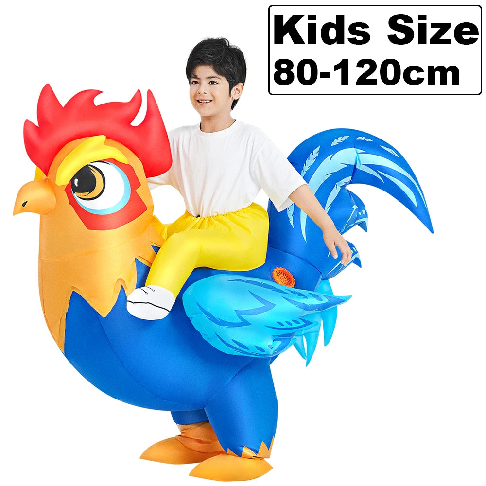 Inflatable Dinosaur Costume | Unisex Fit | Air Blown | Adult Youth Party Suit