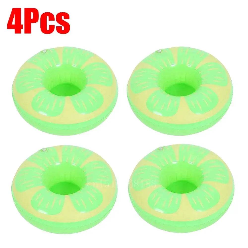 1-5Pcs Floating Cup Inflatable Flamingo Drinks Cup Holder Pool Float Bar Coasters Floatation Devices Pink Toy Drink Holder - ToylandEU