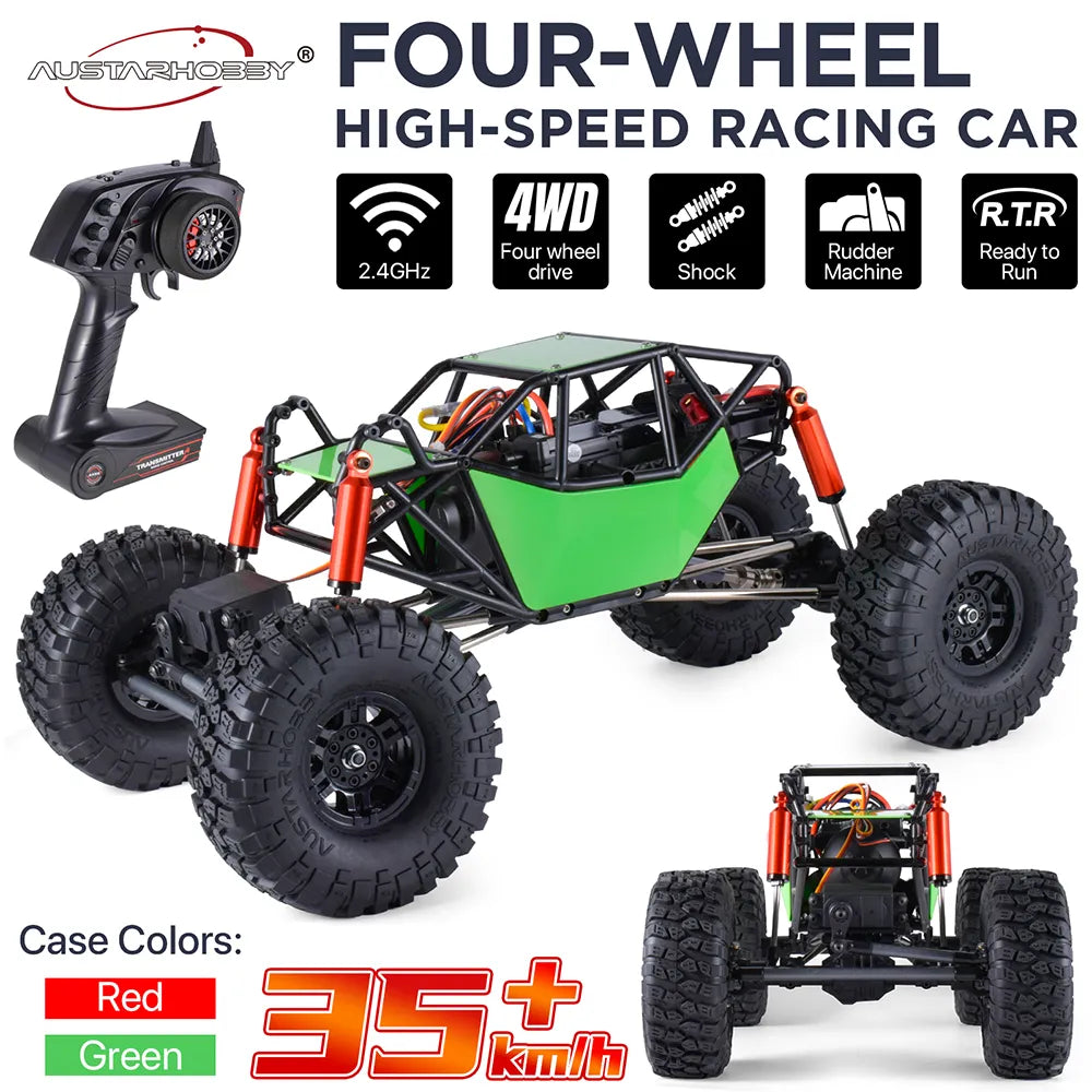 AUSTARHOBBY AX-8504 RC Car 1/10 4WD 2.4G Electric Crawler Climbing Toyland EU