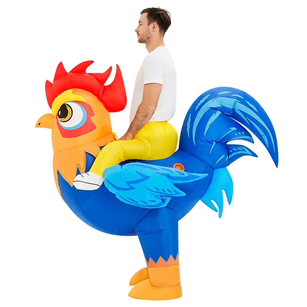 Inflatable Costume | Rooster Character | Adult Unisex | Halloween Party