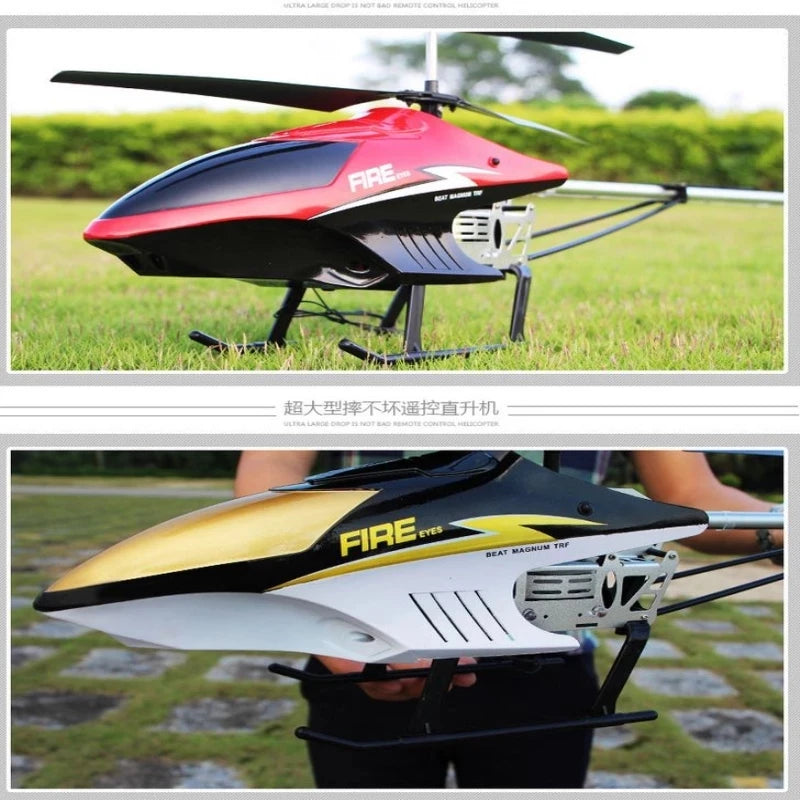 Alloy RC Helicopter 3.5CH 80cm Extra Large Remote Control Aircraft Model Radio Control Drone - Ultimate Flying Toy for Kids