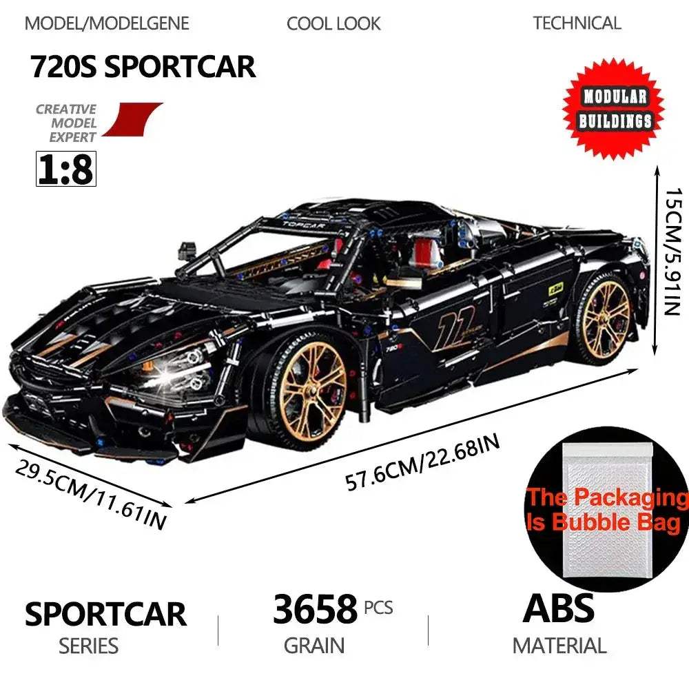 Sports Car Building Blocks Set For Kids Educational Gift Idea - ToylandEU