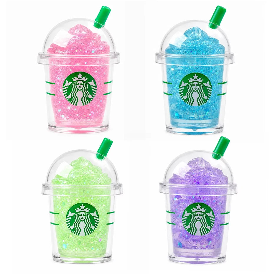 Squishy Fidget Toy | Iced Coffee Cup | Colorful Stress Relief | Mini