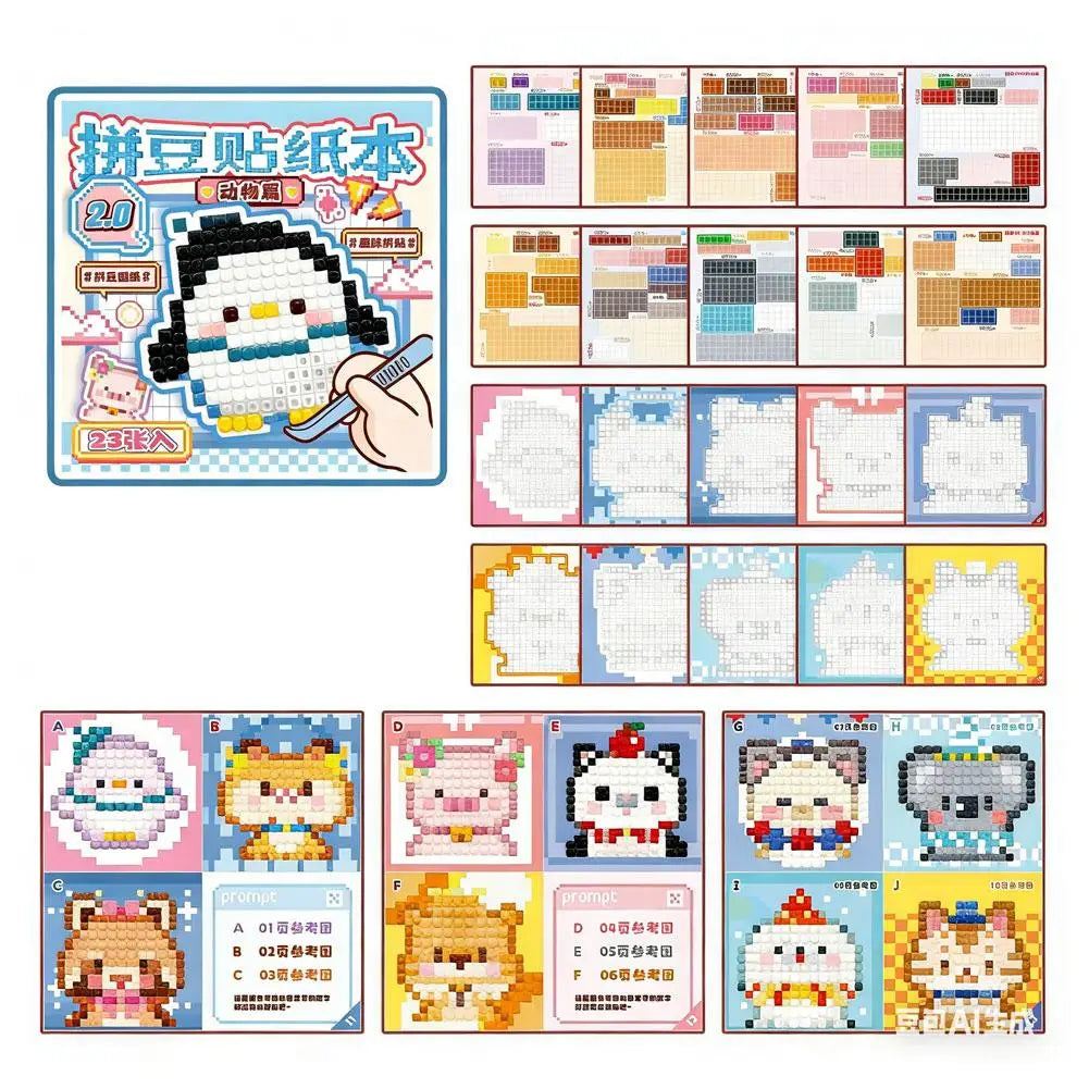 Perler Bead Kit | Sparkle Glitter Sheets | Ironing Paper | Set of 6