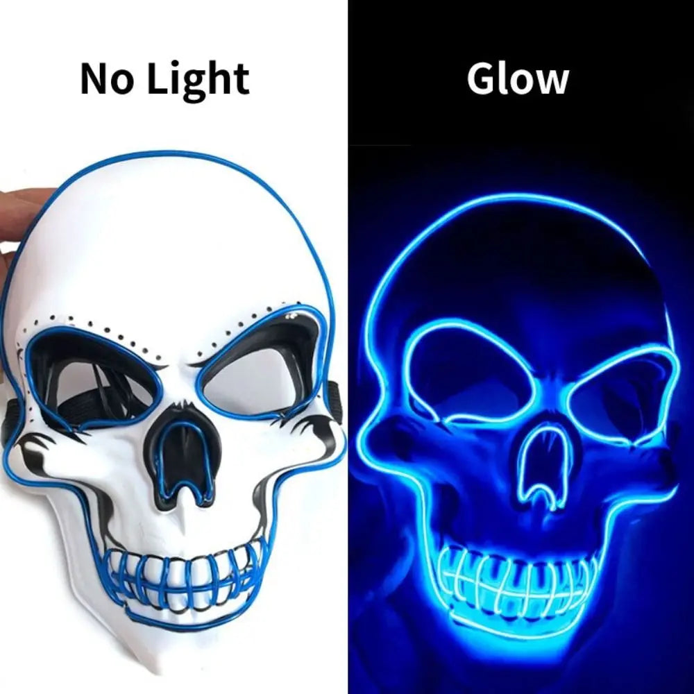 Luminous Skull Mask | Full Face | Adult Size | Halloween Party