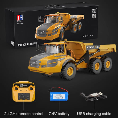 Large 1:20 Scale Volvo A40G RC Dumper Truck with Remote Control ToylandEU.com Toyland EU