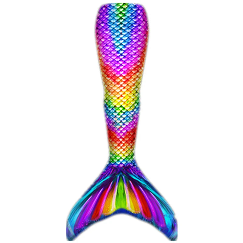 Mermaid Tail Swimsuit For Girls With Bright Glitter Fins