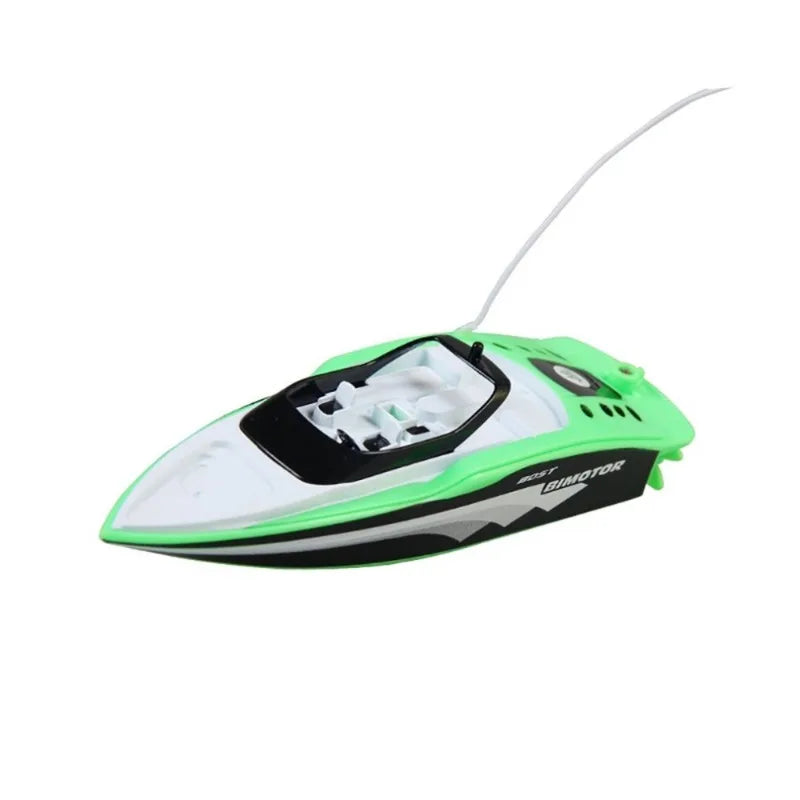 RC High-Speed RC Waterproof Motor Boat with 2.4GHz Remote Control - Mini Rechargeable Electric Sports Toy