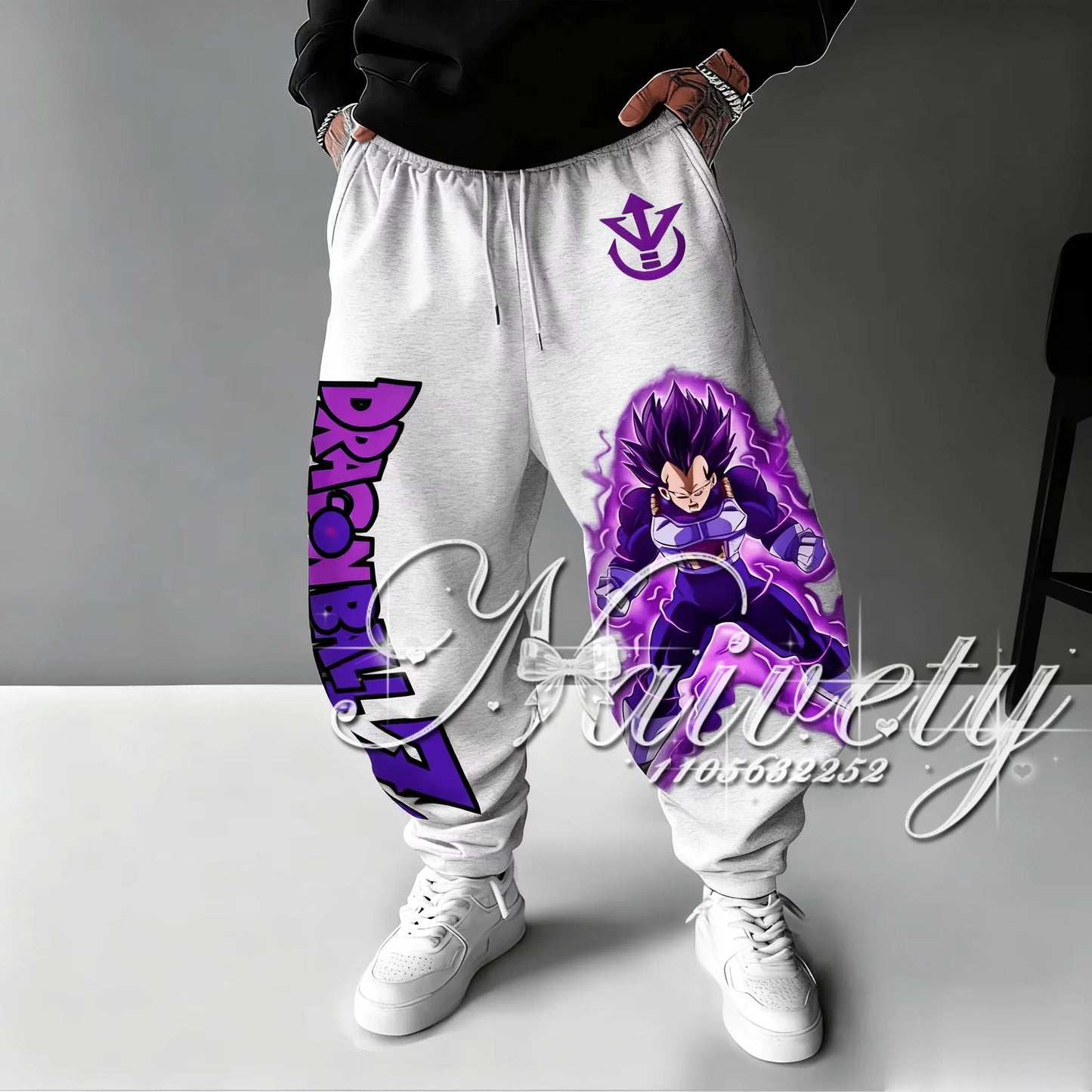 Joggers | Majin Buu Symbol 3D Print | Quick Dry Breathable Fabric | Unisex