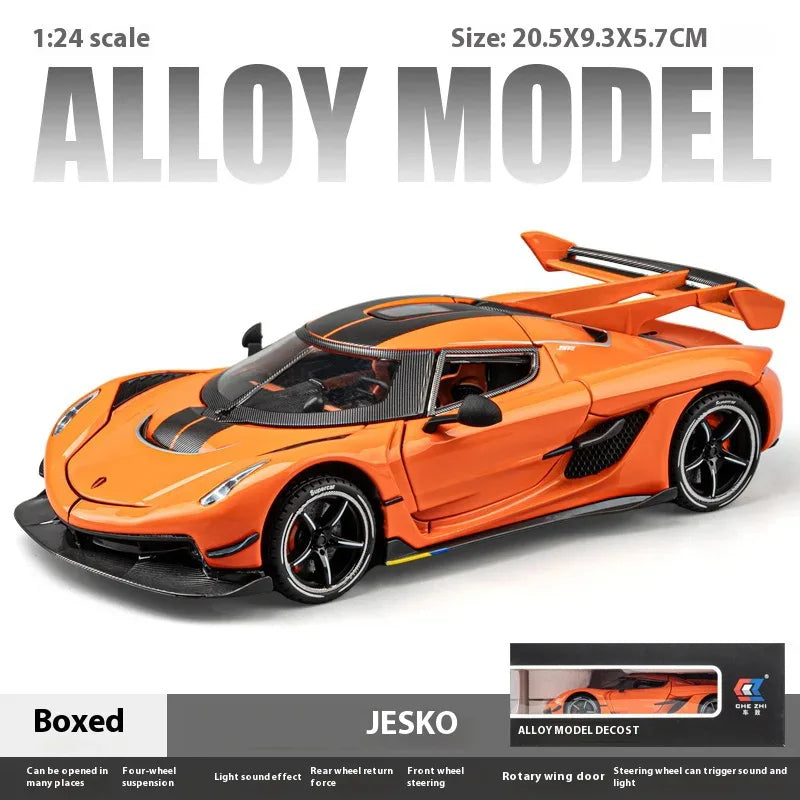 1 24 Diecast Car Model Jesko Gift For Collectors Edition - ToylandEU