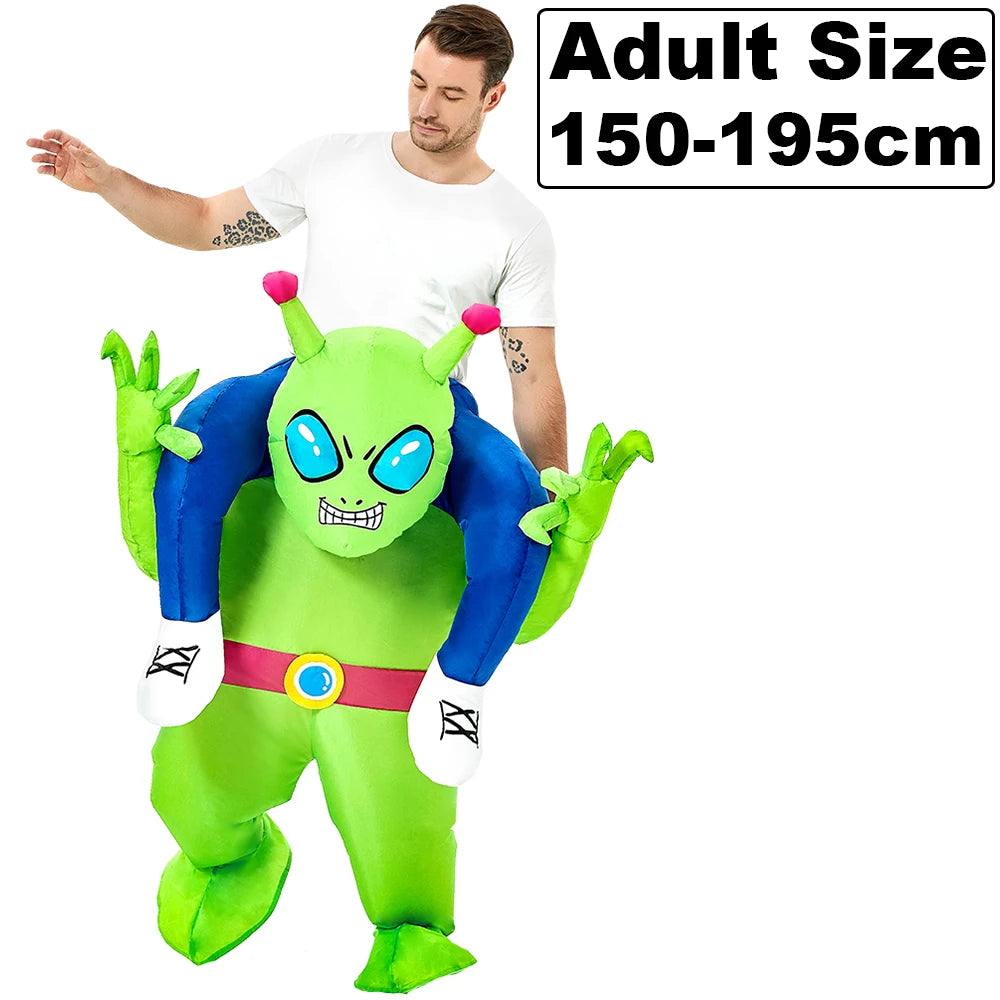 Inflatable Dinosaur Costume | Unisex Fit | Air Blown | Adult Youth Party Suit