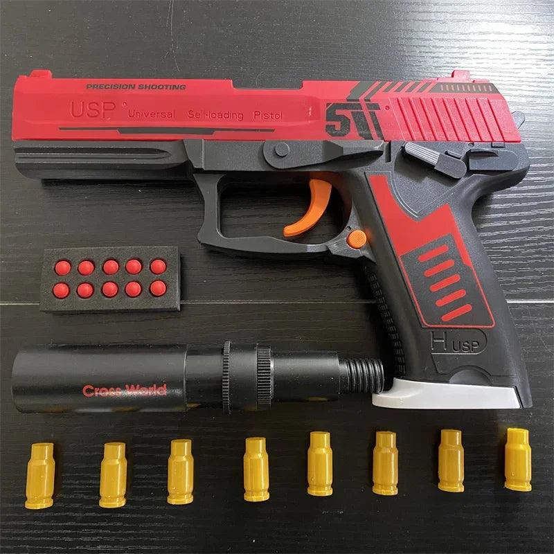 Foam Dart Pistol | Shell Ejection | Toylandeu™