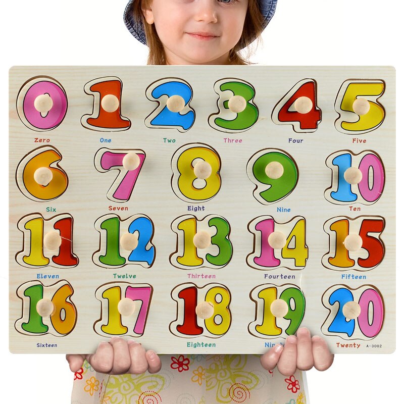 Colorful Wooden Alphabet and Number 3D Puzzle Toy for Kids Toyland EU Toyland EU