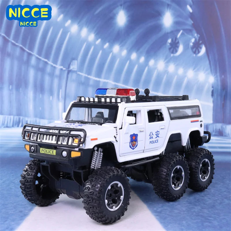 1:32 Scale Nicce Hummer H2 6*6 Big Tire Alloy Diecast Metal Toy Car Model - ToylandEU